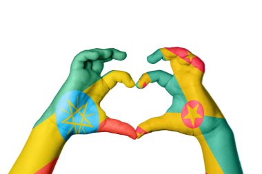 Etiyopya Grenada Kalbi, El hareketi kalp yapma, Kırpma Yolu