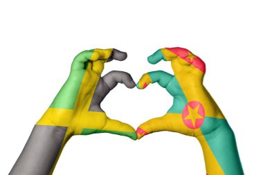 Jamaika Grenada Kalbi, El hareketi kalp yapma, Kırpma Yolu