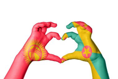 Kırgızistan Grenada Kalbi, El hareketi kalp yapma, Kırpma Yolu