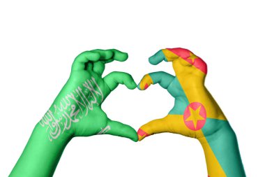 Suudi Arabistan Grenada Kalbi, El hareketi kalp yapma, Kırpma Yolu