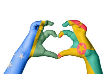 Solomon Adaları Grenada Kalbi, El hareketi kalp yapma, Kırpma Yolu