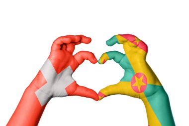 İsviçre Grenada Kalbi, El hareketi kalp yapma, Kırpma Yolu