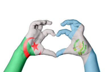 Cezayir Guatemala Kalbi, El hareketi kalp yapma, Kırpma Yolu