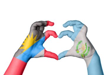 Antigua ve Barbuda Guatemala Kalbi, El hareketi kalp yapma, Kırpma Yolu