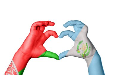 Belarus Guatemala Kalbi, El hareketi kalp yapma, Kırpma Yolu