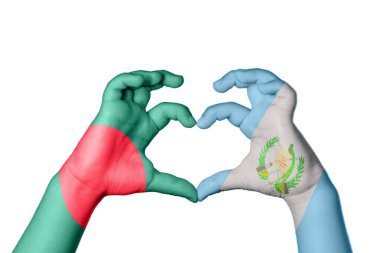 Bangladeş Guatemala Kalbi, El hareketi kalp yapma, Kırpma Yolu