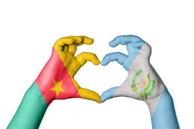 Kamerun Guatemala Kalbi, El hareketi kalp yapma, Kırpma Yolu