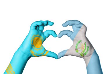 Kazakistan Guatemala Kalbi, El hareketi kalp yapma, Kırpma Yolu