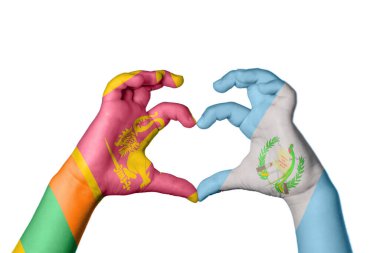 Sri Lanka Guatemala Kalbi, El hareketi kalp yapma, Kırpma Yolu