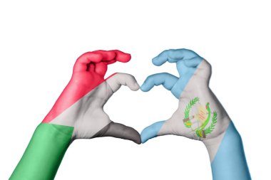 Sudan Guatemala Kalbi, El hareketi kalp yapma, Kırpma Yolu