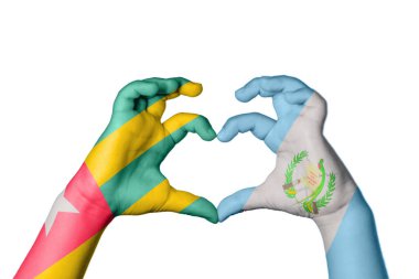 Togo Guatemala Kalbi, El hareketi kalp yapma, Kırpma Yolu