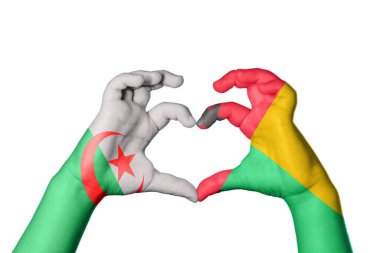 Cezayir Ginesi Kalbi, El hareketi kalp yapma, Kırpma Yolu