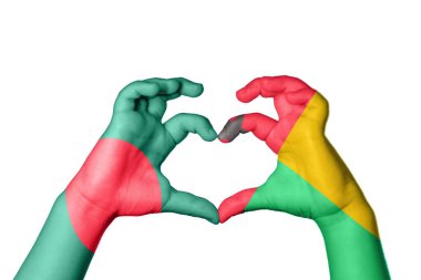 Bangladeş Gine Kalbi, El hareketi kalp yapma, Kırpma Yolu