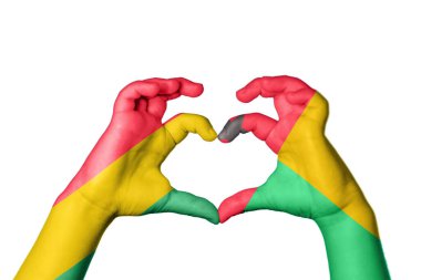 Bolivya Ginesi Kalbi, El hareketi kalp yapma, Kırpma Yolu