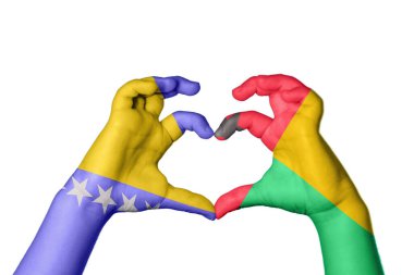 Bosna-Hersek Gine Kalbi, El hareketi, kalp yapma, Kırpma Yolu