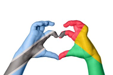 Botswana Gine Kalbi, El hareketi kalp yapma, Kırpma Yolu