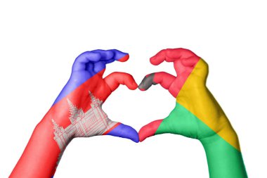 Kamboçya Gine Yüreği, El hareketi kalp yapmak, Kırpma Yolu