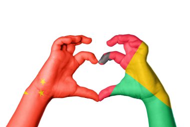 Çin Gine Kalbi, El hareketi kalp yapma, Kırpma Yolu