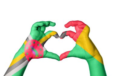 Dominica Gine Kalbi, El hareketi kalp yapma, Kırpma Yolu