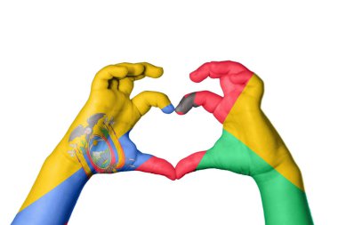 Ekvador Ginesi Kalbi, El hareketi kalp yapma, Kırpma Yolu