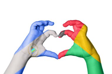 Nikaragua Gine Kalbi, El hareketi kalp yapma, Kırpma Yolu