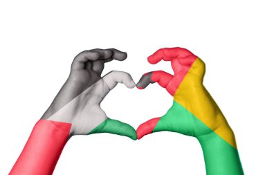 Filistin Ginesi Kalbi, El hareketi kalp yapma, Kırpma Yolu