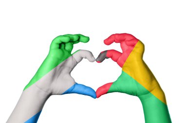 Sierra Leone Gine Kalbi, El hareketi kalp yapma, Kırpma Yolu