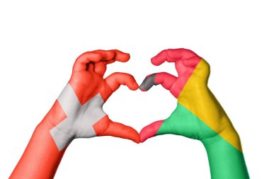 İsviçre Gine Kalbi, El hareketi, kalp yapma, Kırpma Yolu