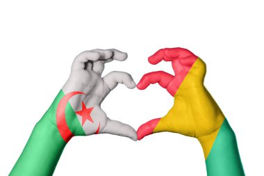 Cezayir Gine Bissau Kalbi, El hareketi kalp yapma, Kırpma Yolu