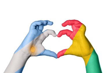 Arjantin Gine Bissau Kalbi, El hareketi kalp yapma, Kırpma Yolu