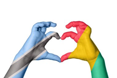 Botswana Gine Bissau Kalbi, El hareketi kalp yapma, Kırpma Yolu