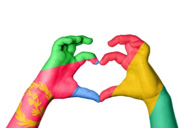 Eritre Gine Bissau Kalbi, El hareketi kalp yapma, Kırpma Yolu