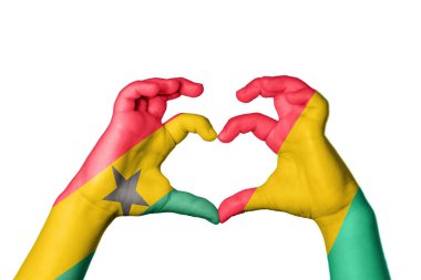 Gana Gine Gine Bissau Kalbi, El hareketi kalp yapma, Kırpma Yolu