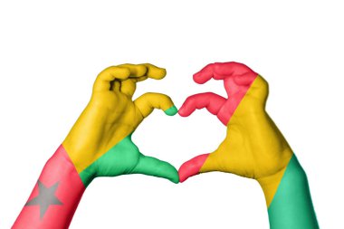 Gine Bissau Gine Bissau Kalbi, El hareketi kalp yapma, Kırpma Yolu