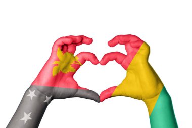 Papua Yeni Gine Gine Bissau Kalbi, El hareketi kalp yapma, Kırpma Yolu