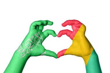 Suudi Arabistan Gine Bissau Kalbi, El hareketi kalp yapma, Kırpma Yolu