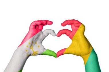 Tacikistan Gine Bissau Kalbi, El hareketi kalp yapma, Kırpma Yolu