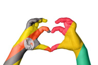 Uganda Gine Bissau Kalbi, El hareketi kalp yapma, Kırpma Yolu