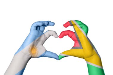 Arjantin Guyana Kalbi, El hareketi kalp yapma, Kırpma Yolu