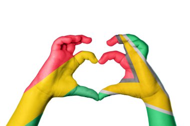 Bolivya Guyana Kalbi, El hareketi kalp yapma, Kırpma Yolu