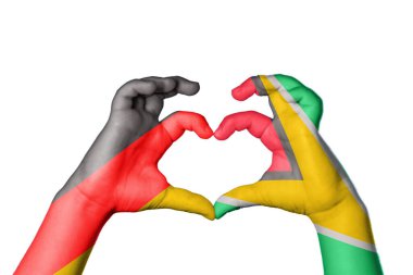 Almanya Guyana Kalbi, El hareketi kalp yapma, Kırpma Yolu