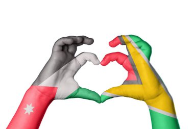 Jordan Guyana Heart, El hareketi kalp yapma, Kırpma Yolu