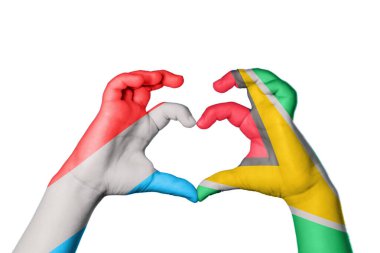 Lüksemburg Guyana Kalbi, El hareketi kalp yapma, Kırpma Yolu