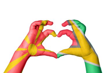 Kuzey Makedonya Guyana Kalbi, El hareketi, kalp yapma, Kırpma Yolu