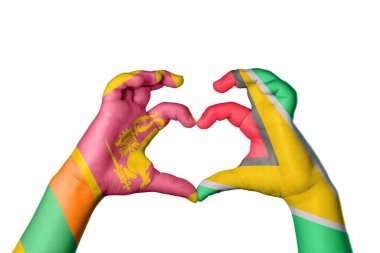 Sri Lanka Guyana Kalbi, El hareketi kalp yapma, Kırpma Yolu