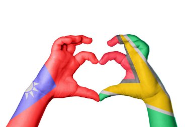 Tayvan Guyana Kalbi, El hareketi kalp yapma, Kırpma Yolu