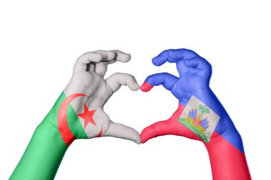 Cezayir Haiti Kalbi, El hareketi kalp yapma, Kırpma Yolu