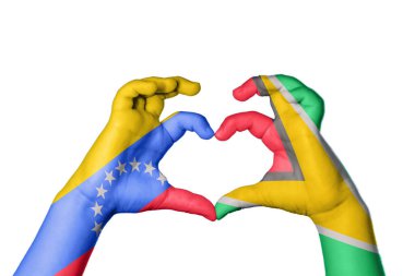 Venezuela Guyana Kalbi, El hareketi kalp yapma, Kırpma Yolu