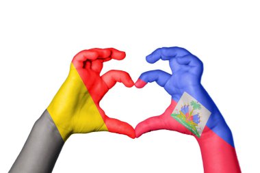 Belçika Haiti Kalbi, El hareketi kalp yapma, Kırpma Yolu