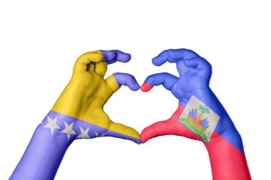 Bosna-Hersek Haiti Kalbi, El hareketi, kalp yapma, Kırpma Yolu